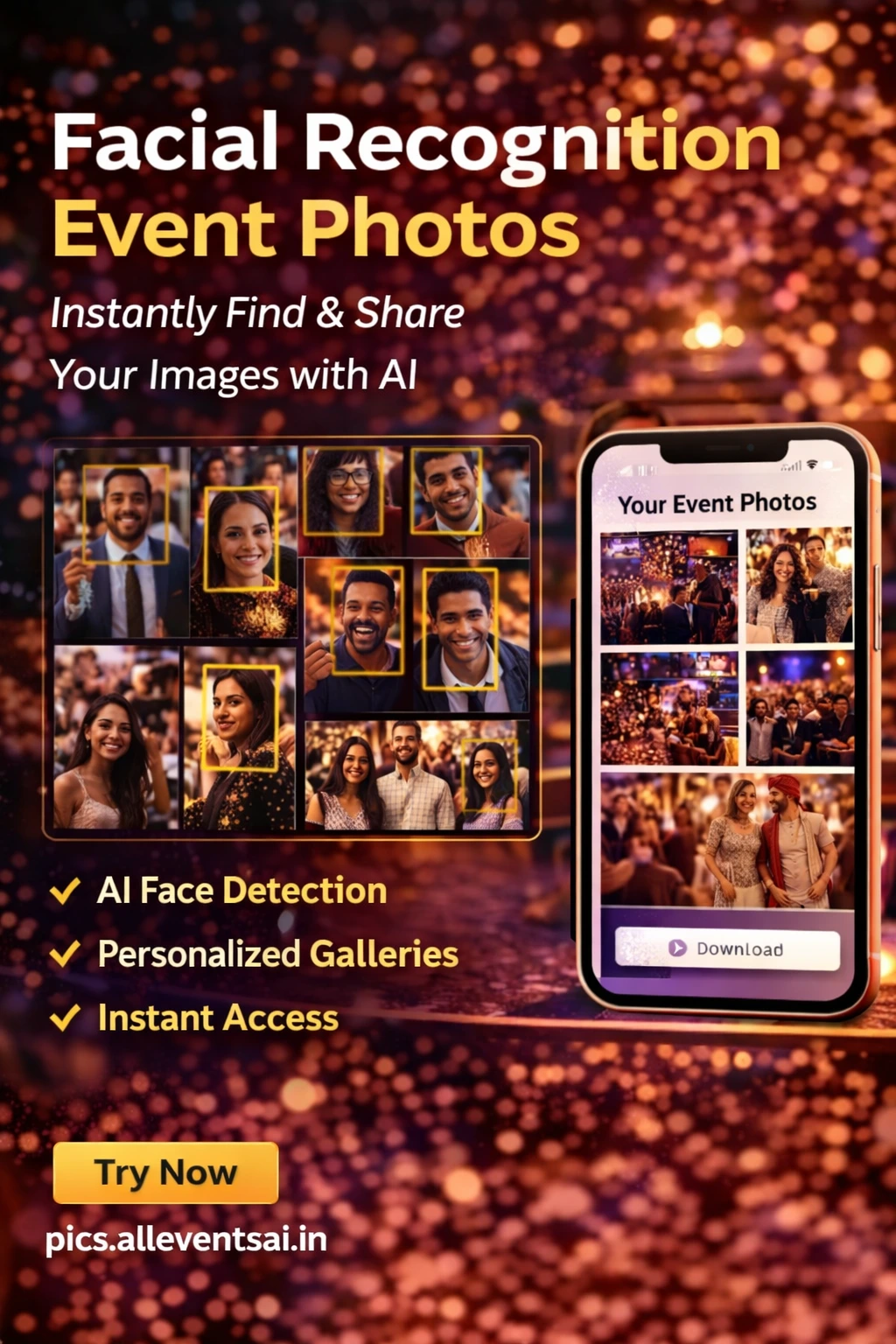 Facial Recognition Event Photos: The Future of Smart Event Photography