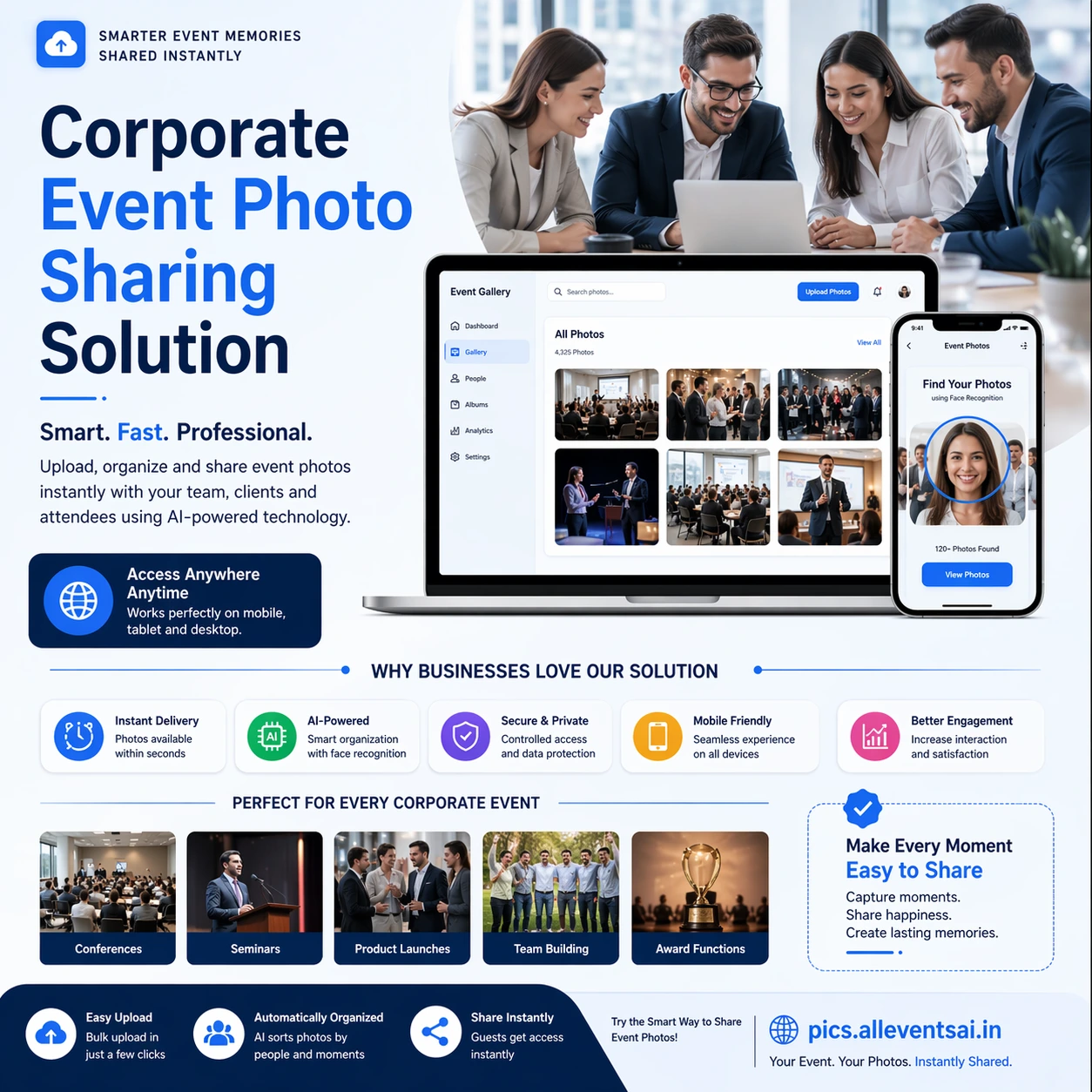 Corporate Event Photo Sharing Solution: The Smart Way to Manage and Deliver Event Photos