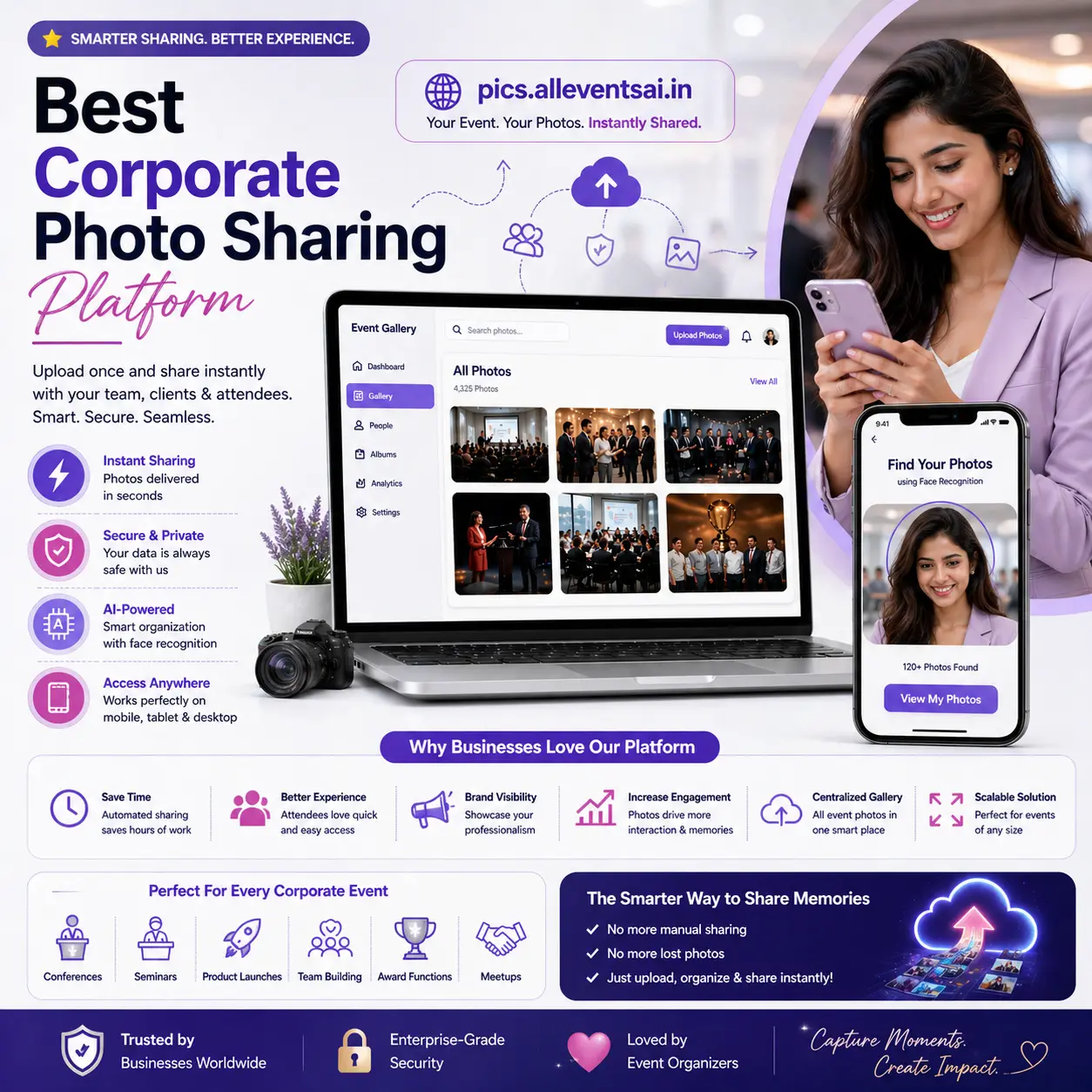 Best Corporate Photo Sharing Platform: The Smart Way to Manage and Share Event Photos