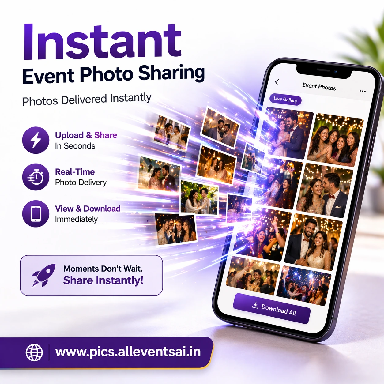 Instant Event Photo Sharing: The Future of Fast, Smart & Seamless Photo Delivery